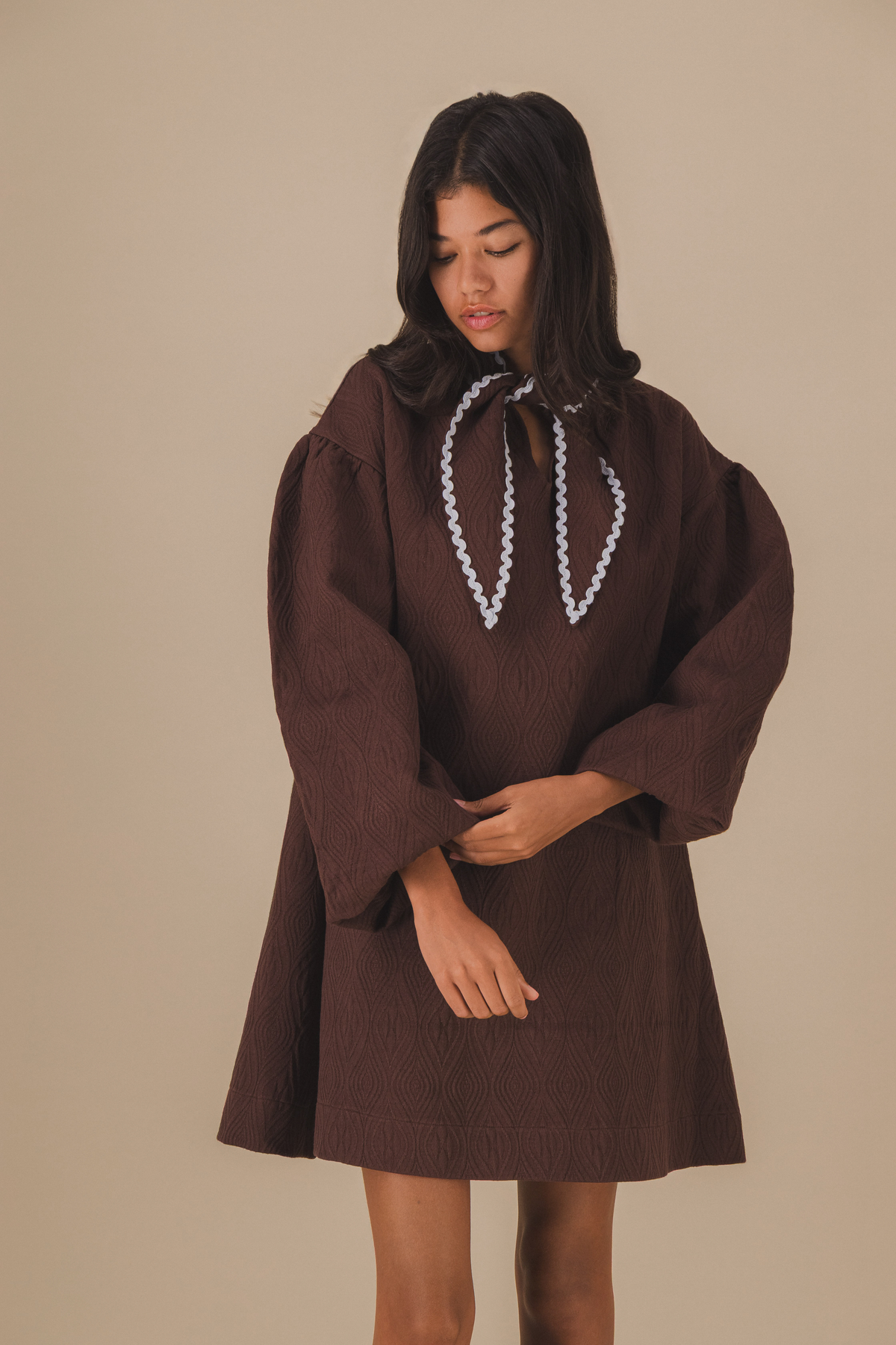 Caroline Jacquard Dress