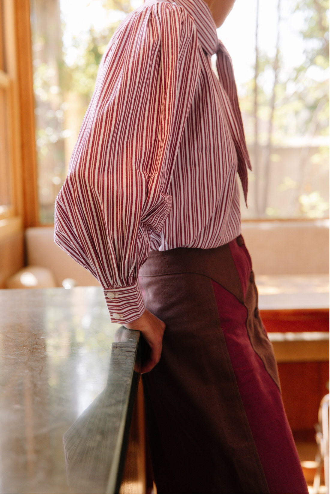 Solène Striped Blouse