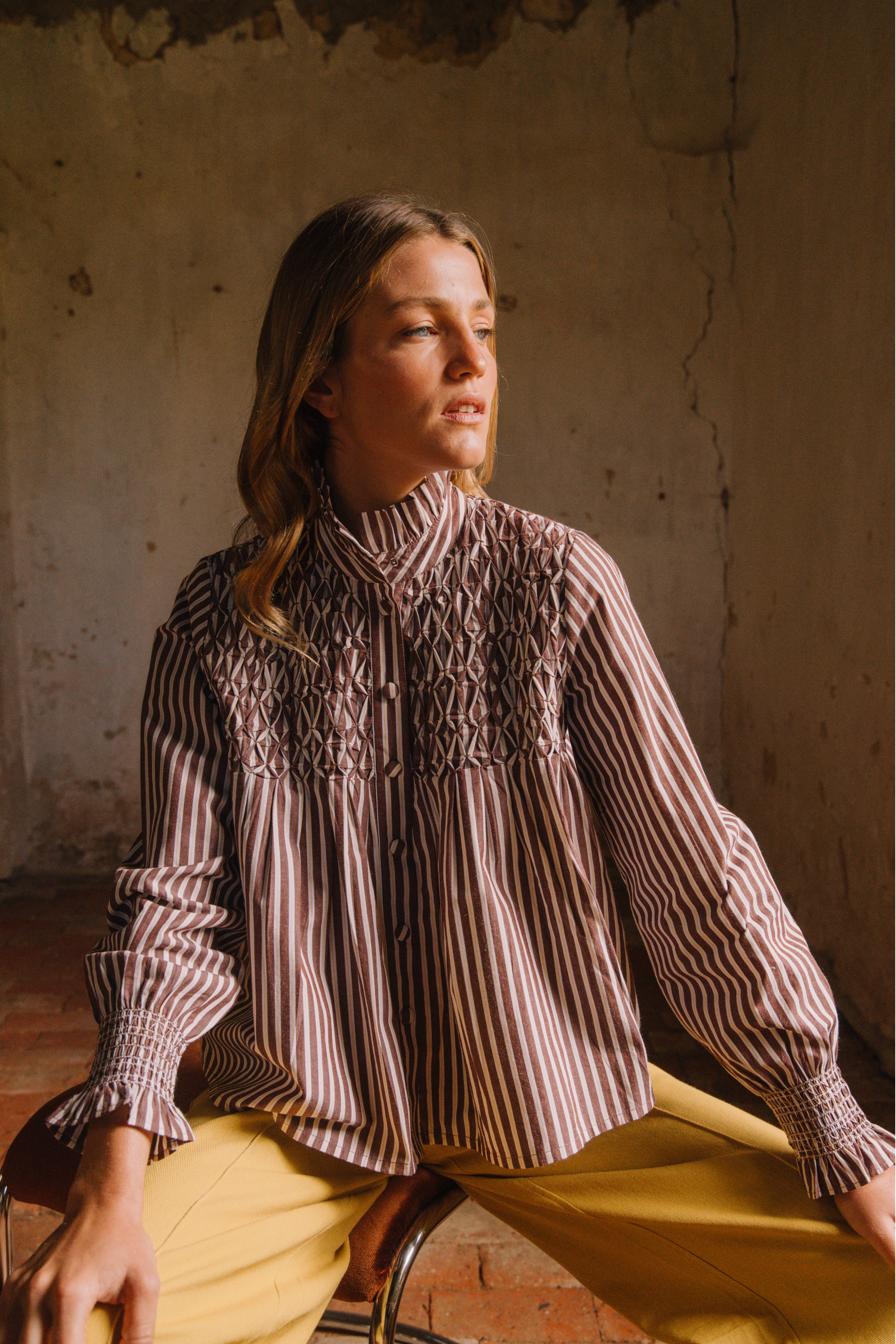 Blouse Victoria Chocolat