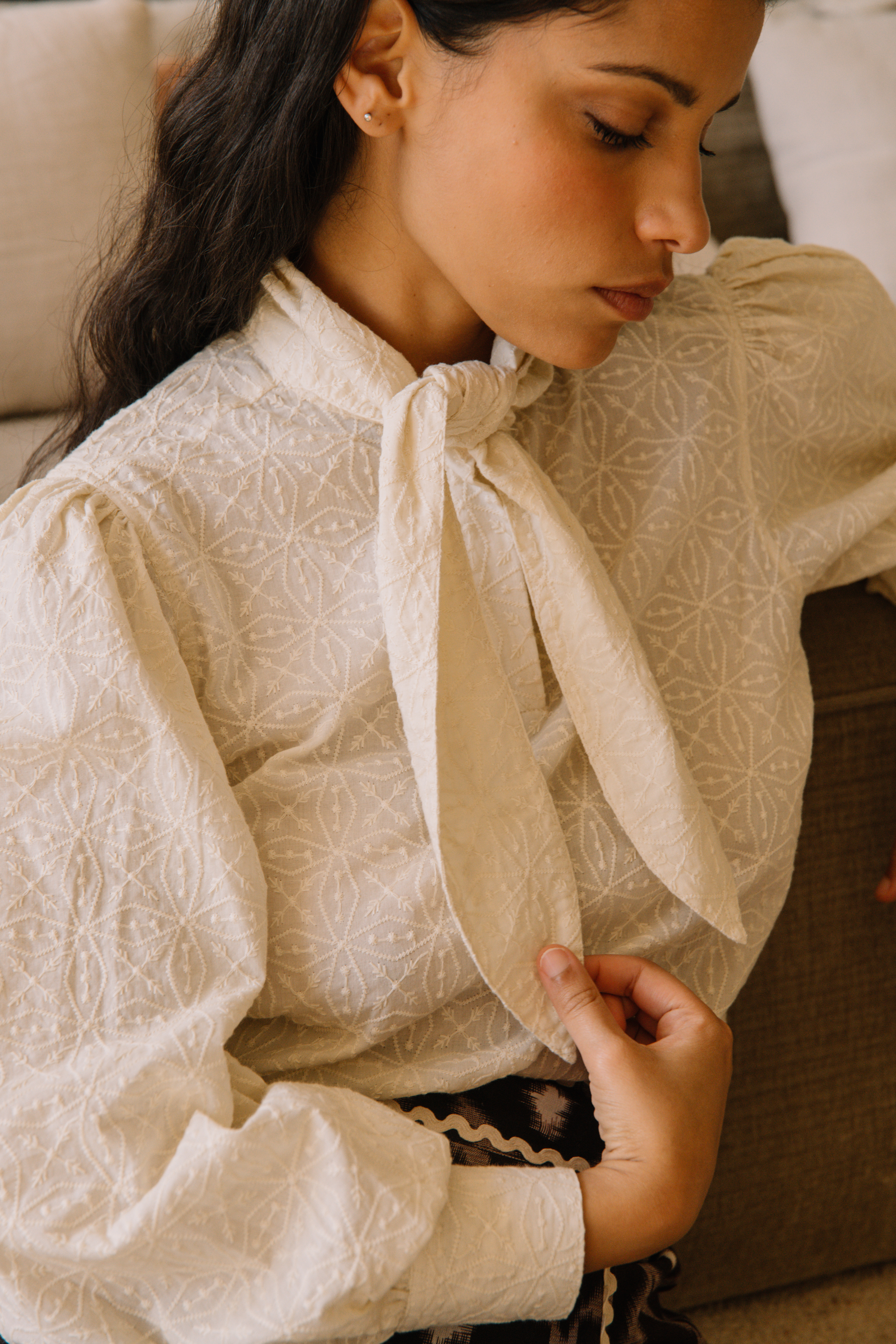 Blouse Solène Crème