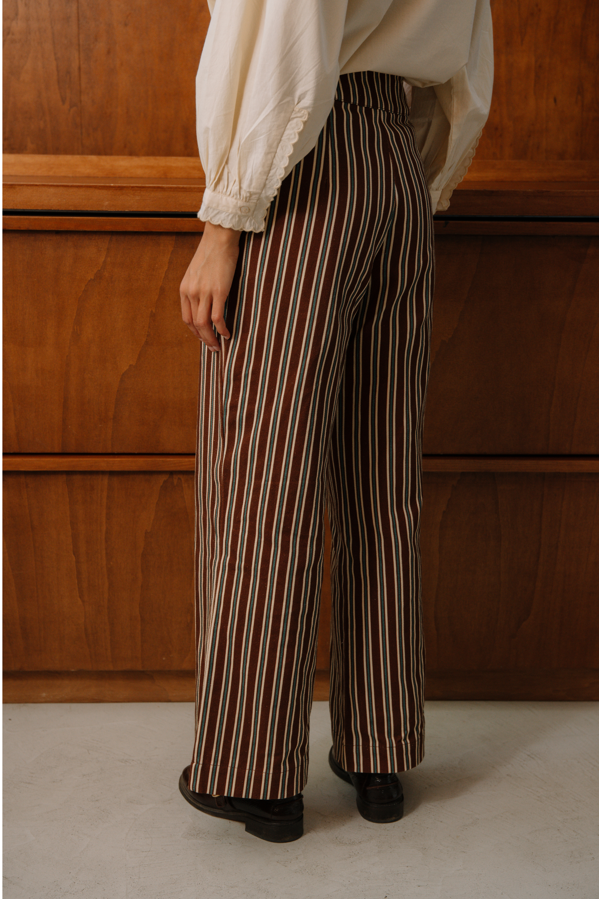 Pantalon Céline rayures