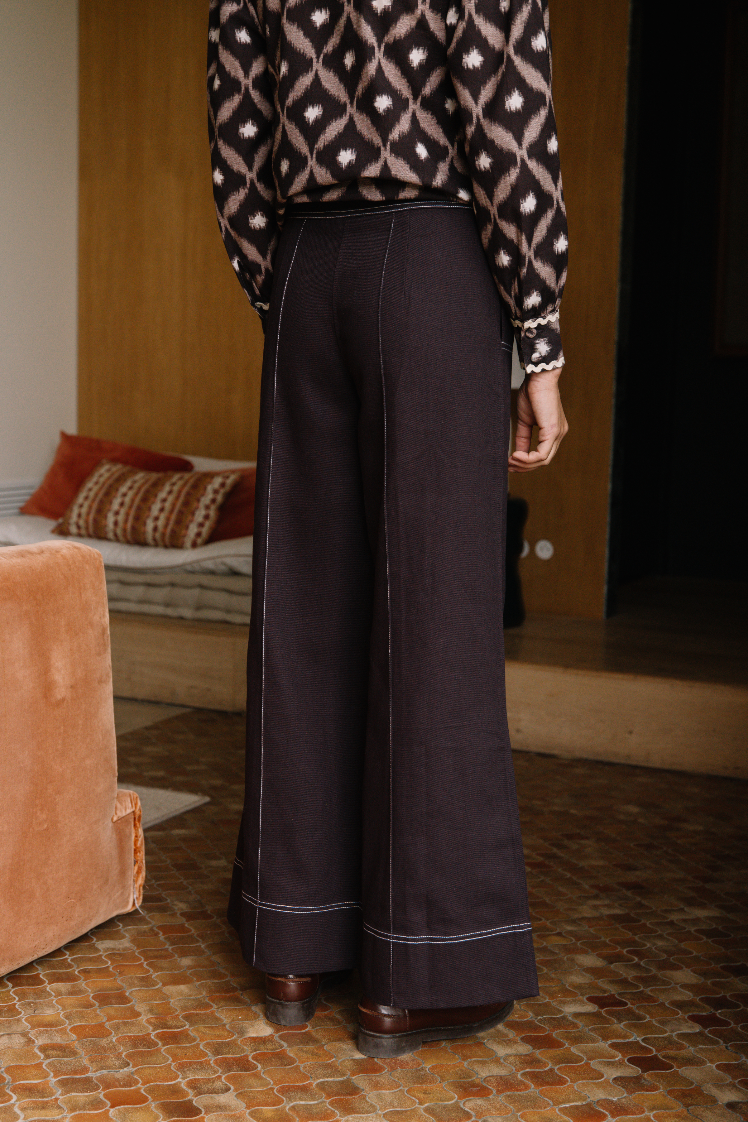Pantalon Céline Prune
