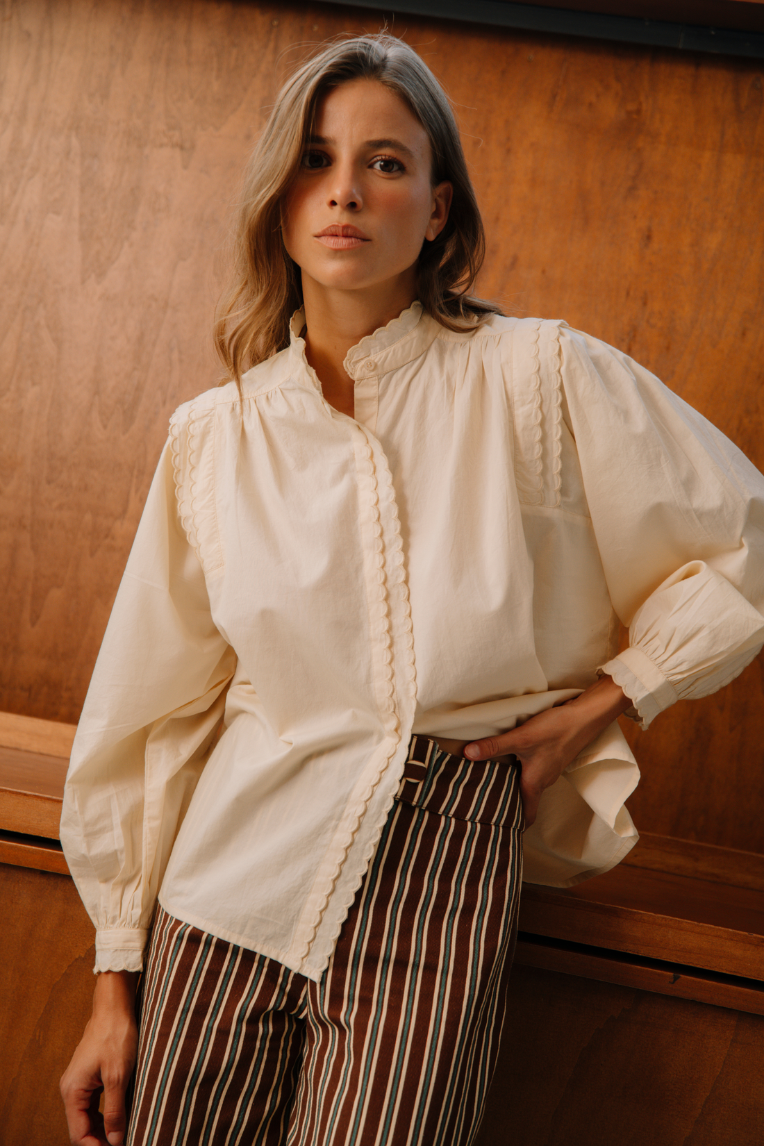 Chemise Charlotte vanille