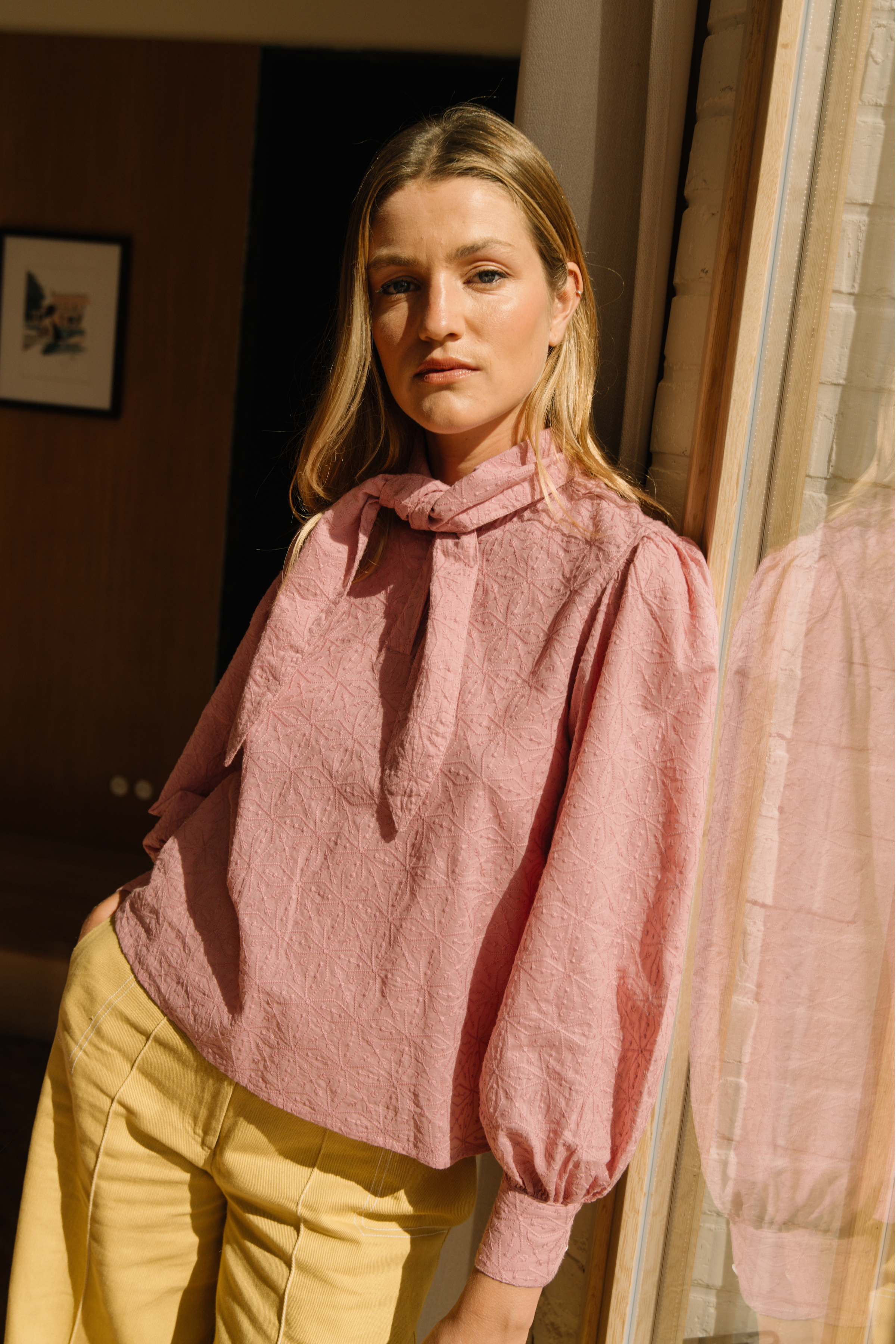 Blouse Solène vieux rose