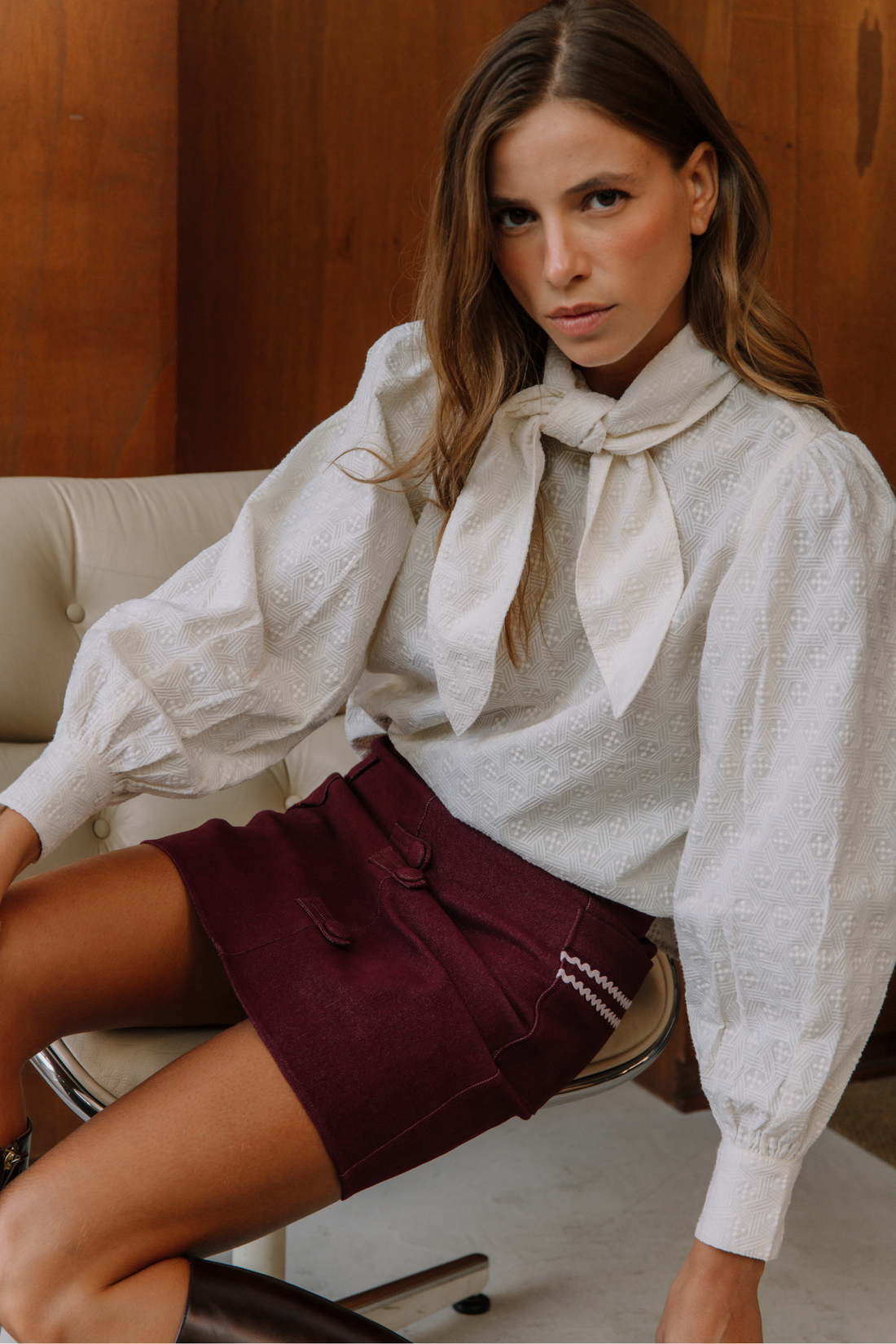 Blouse Solène jacquard