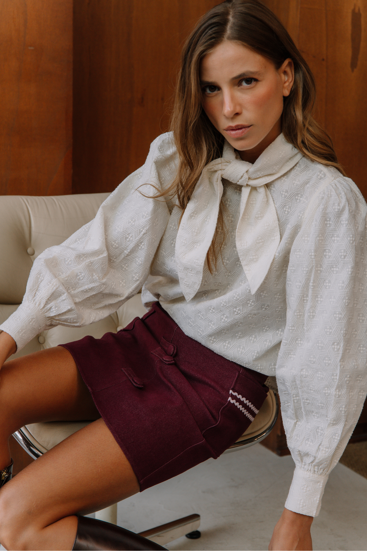 Blouse Solène jacquard