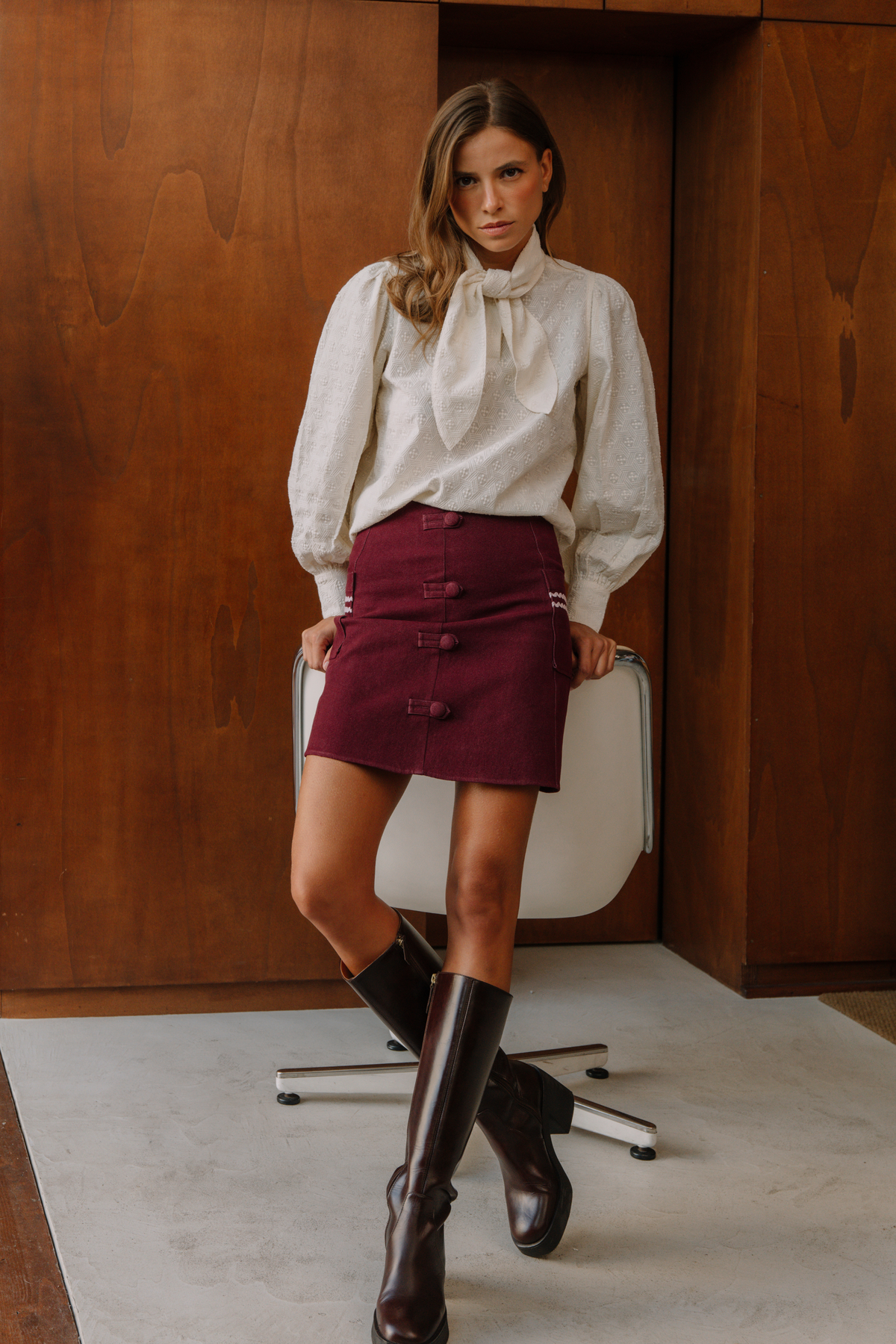 Blouse Solène jacquard