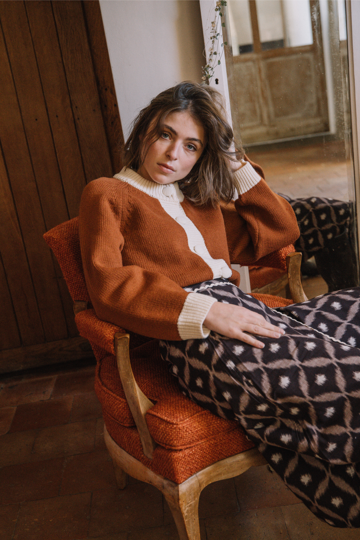 Gilet Céleste Noisette