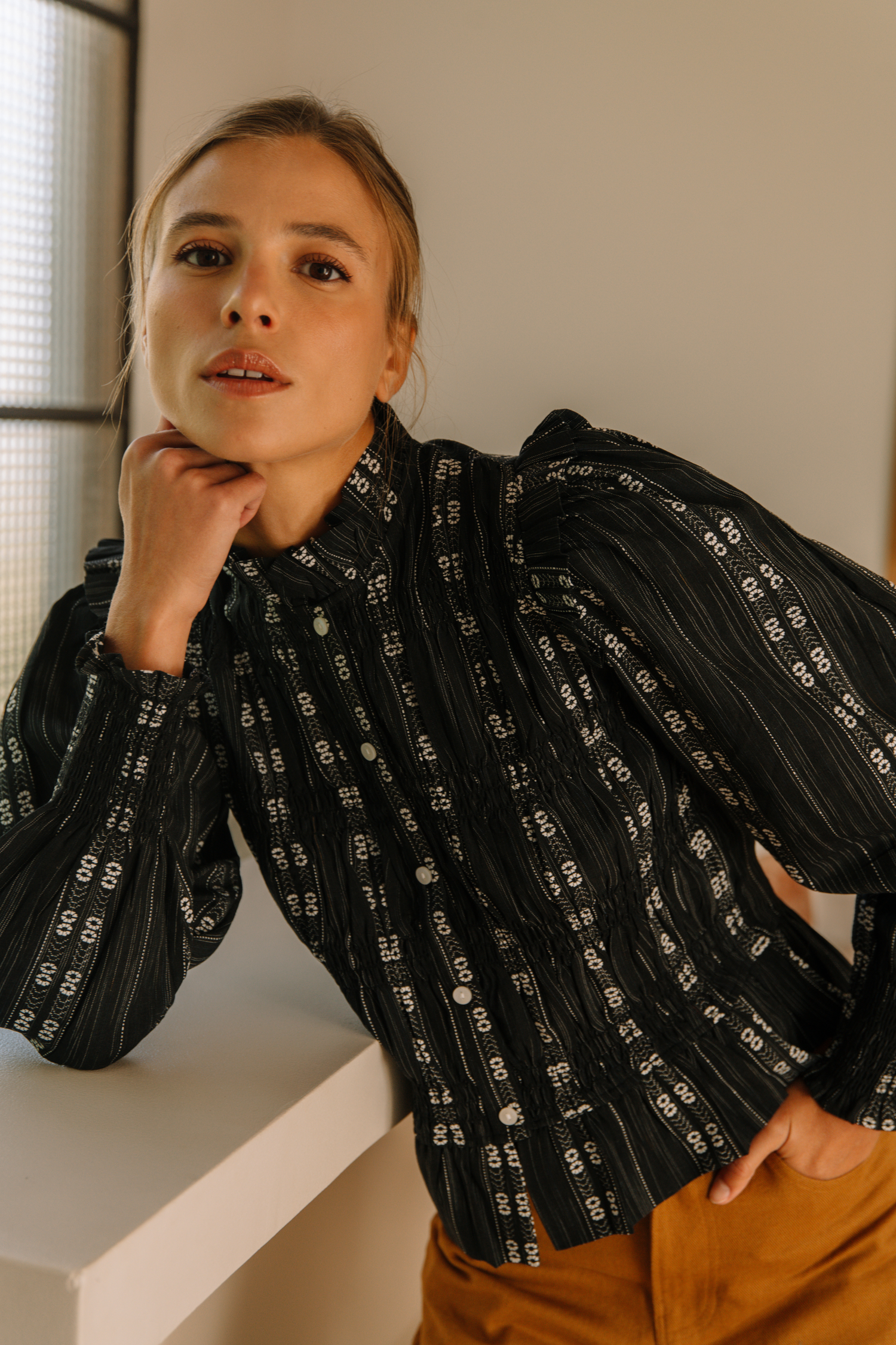 Chemise Oia jacquard