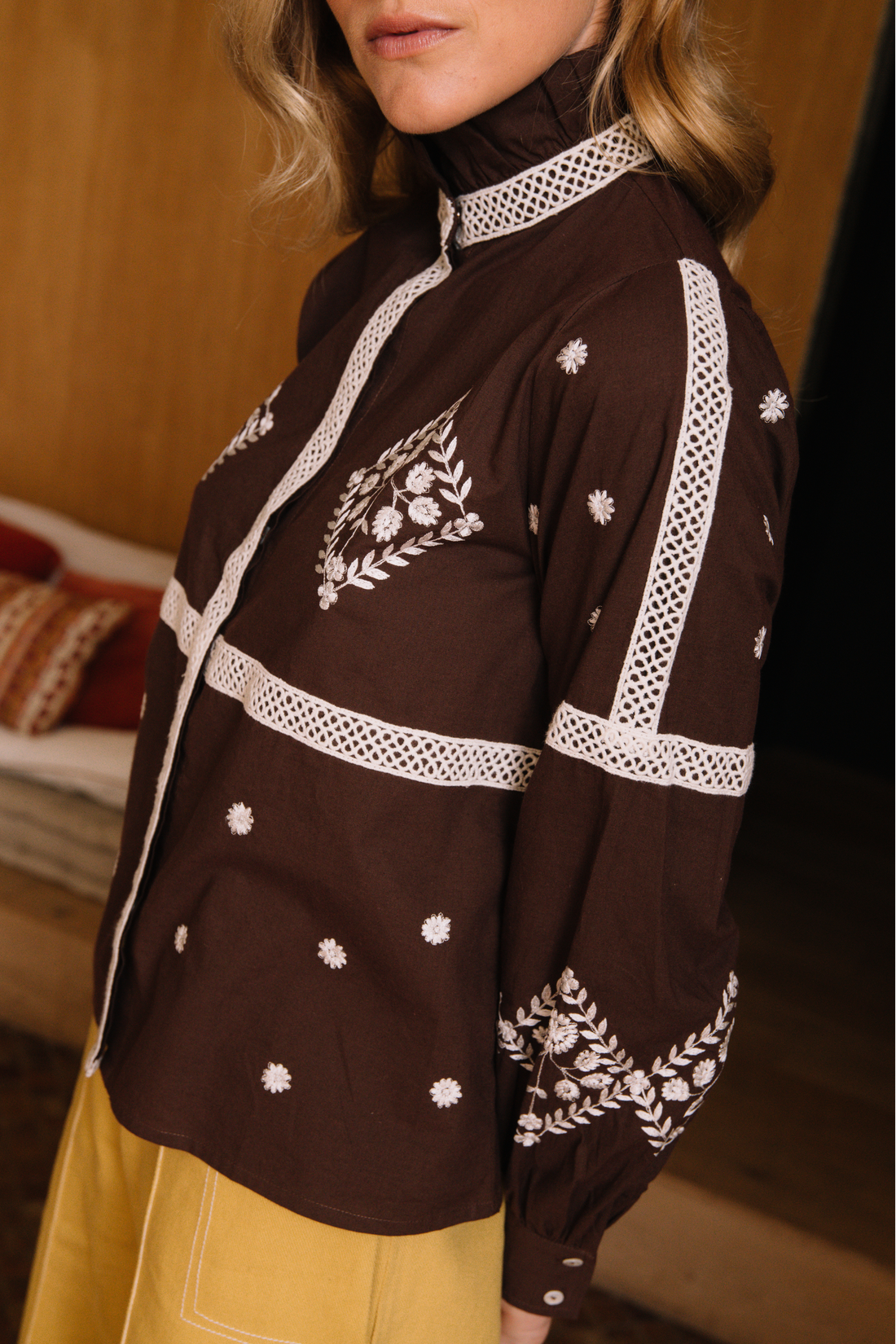 Blouse Bertille Chocolat