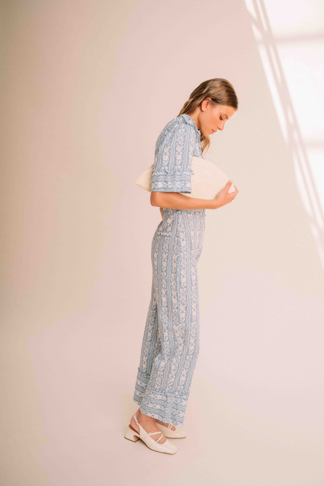 Combinaison Capucine Imprimé floral Bleu