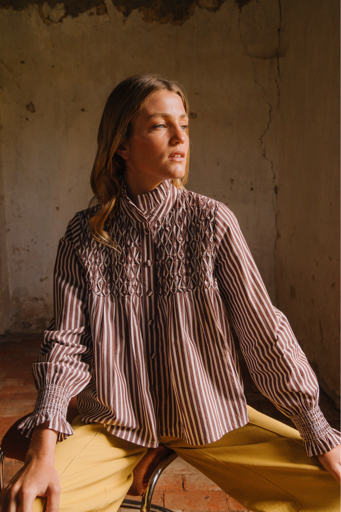Blouse Victoria Chocolat
