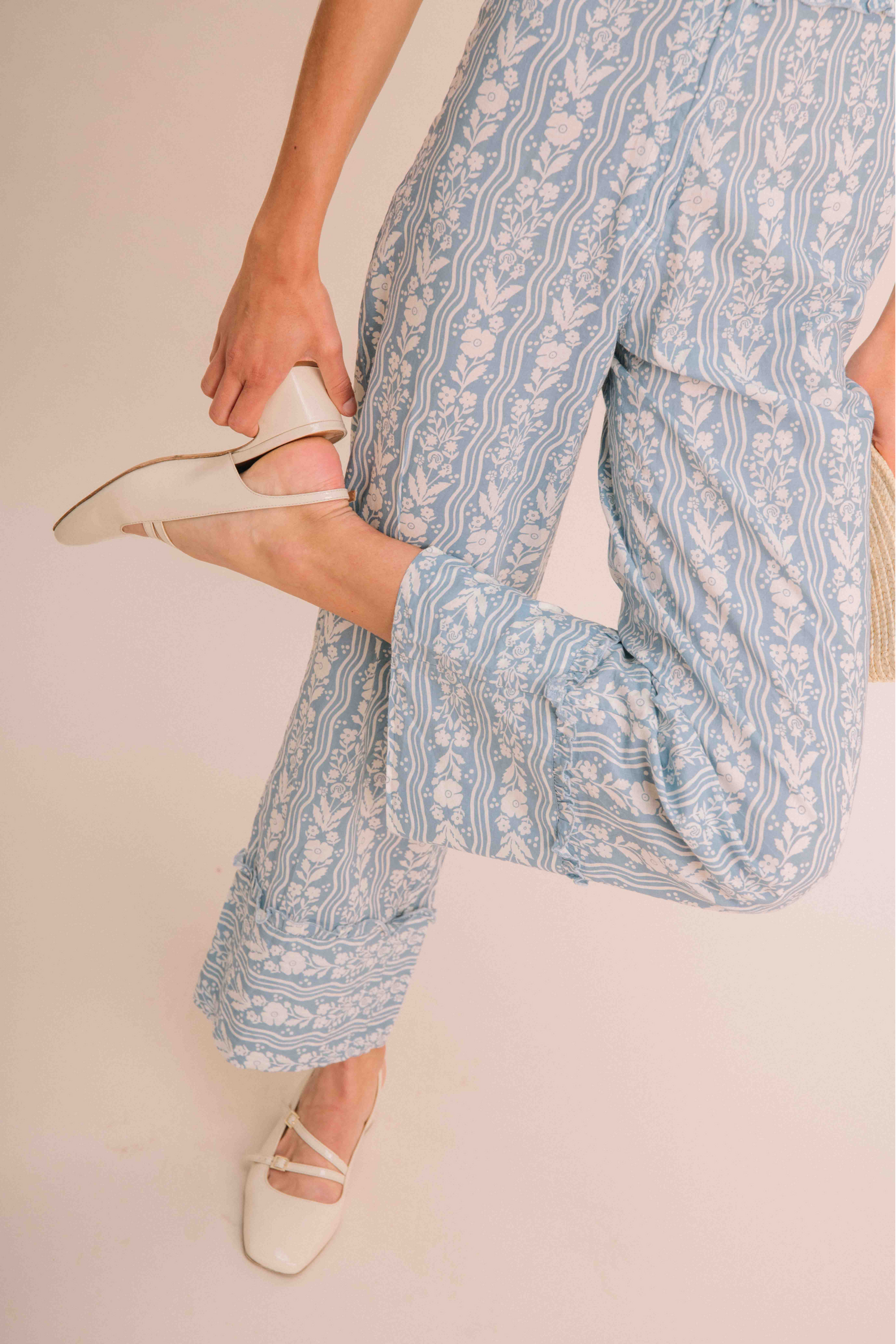 Combinaison Capucine Imprimé floral Bleu