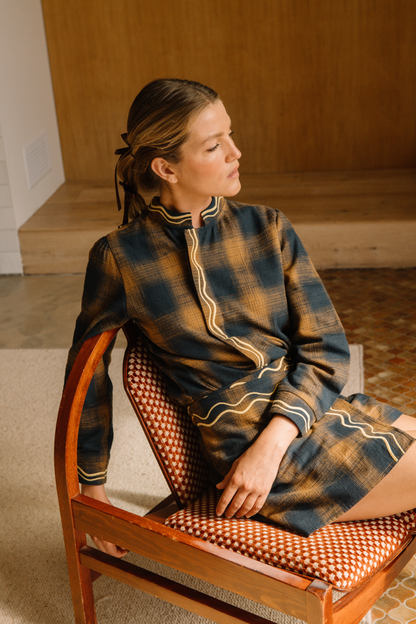 Blouse Agathe Tartan