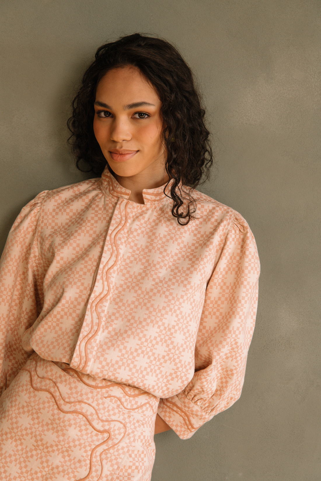 Blouse Agathe Jacquard