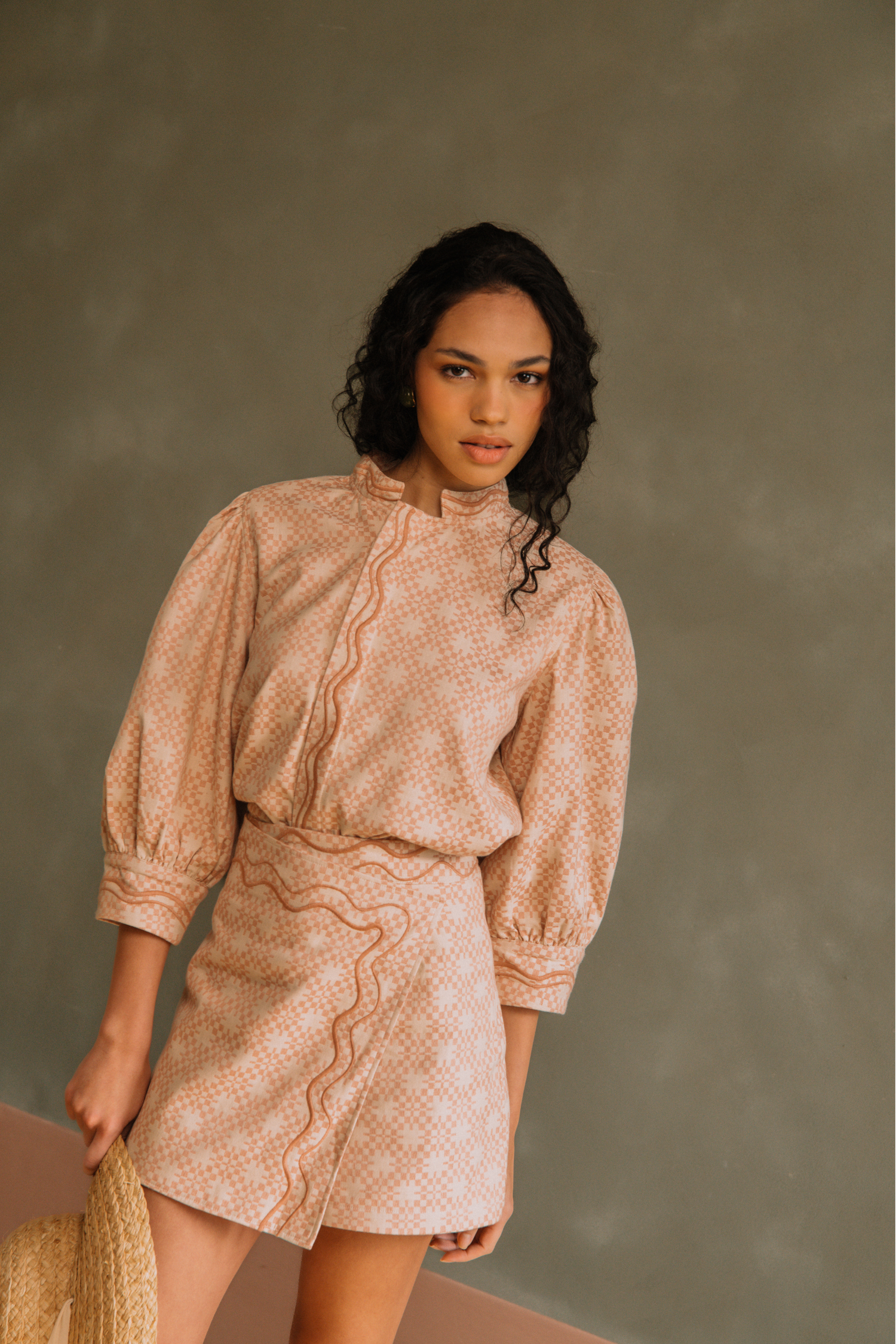 Blouse Agathe Jacquard