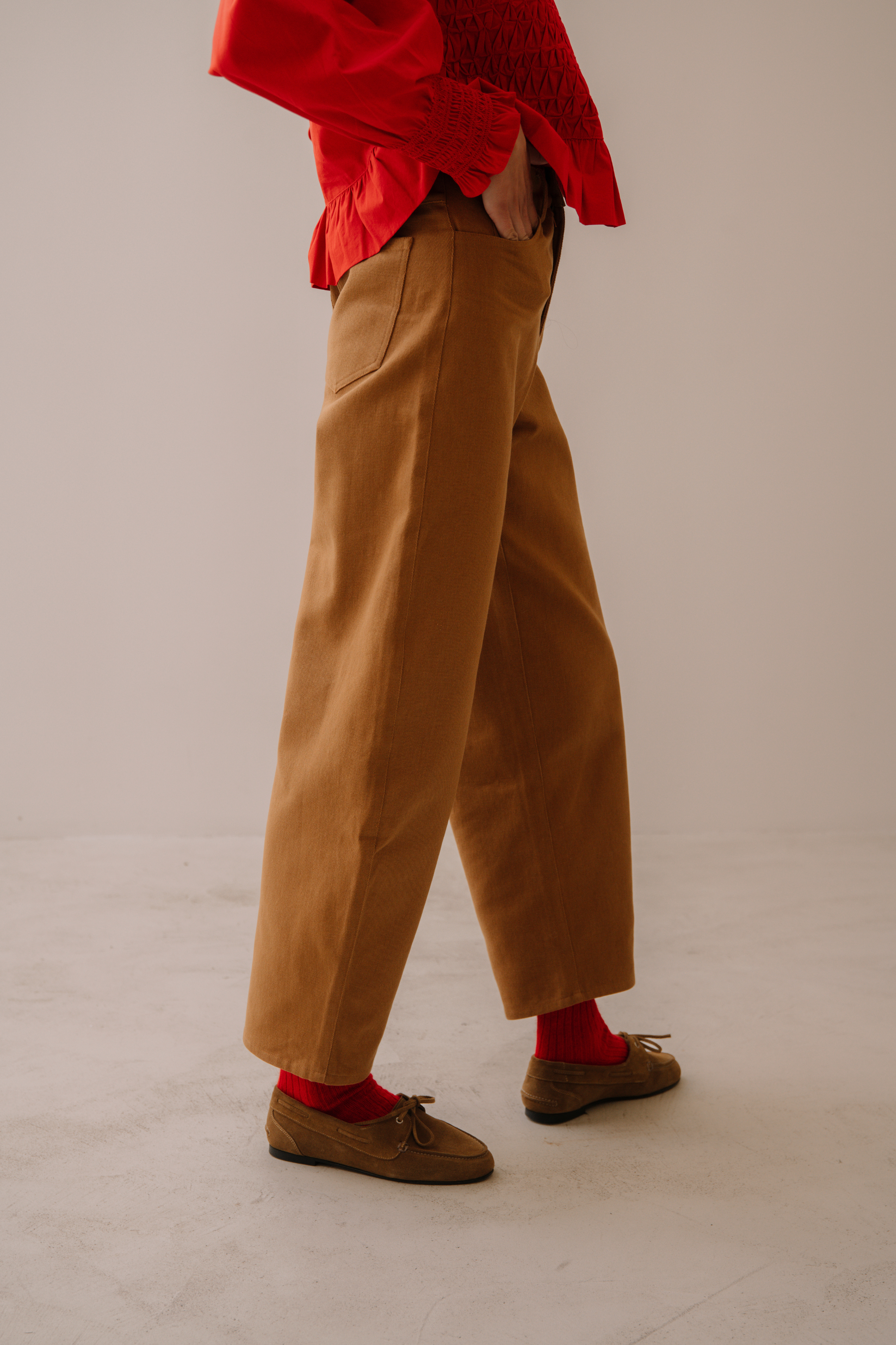 Pantalon Basile camel