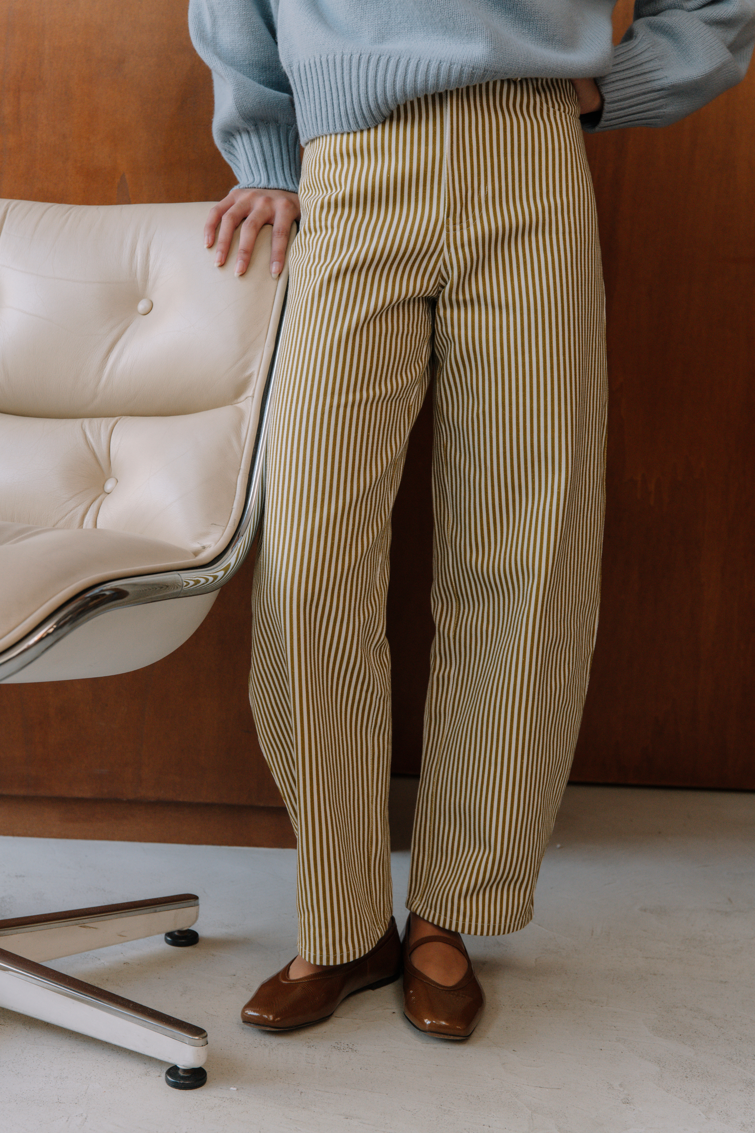 Pantalon Basile rayures