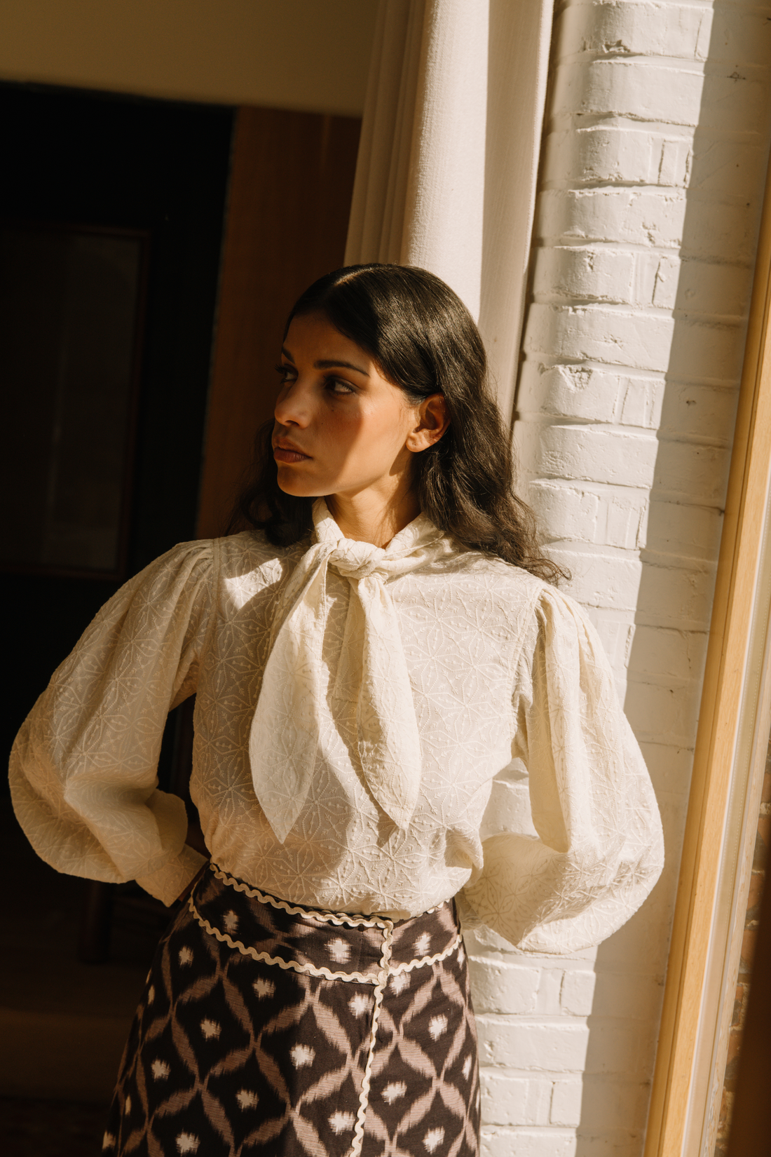 Blusa Solène Crème