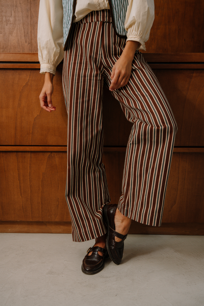 Pantalon Céline rayures