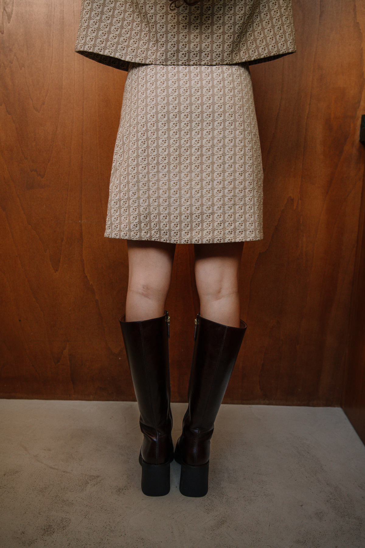 Fabiola jacquard skirt