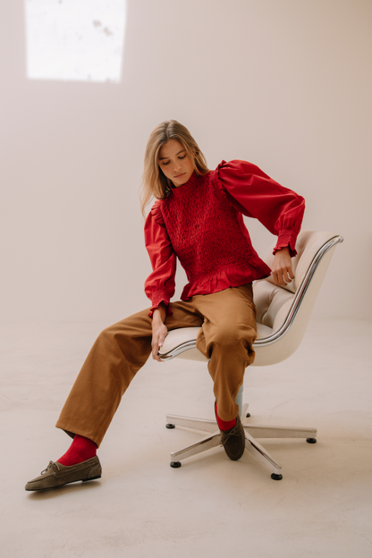 Blouse Iris rouge