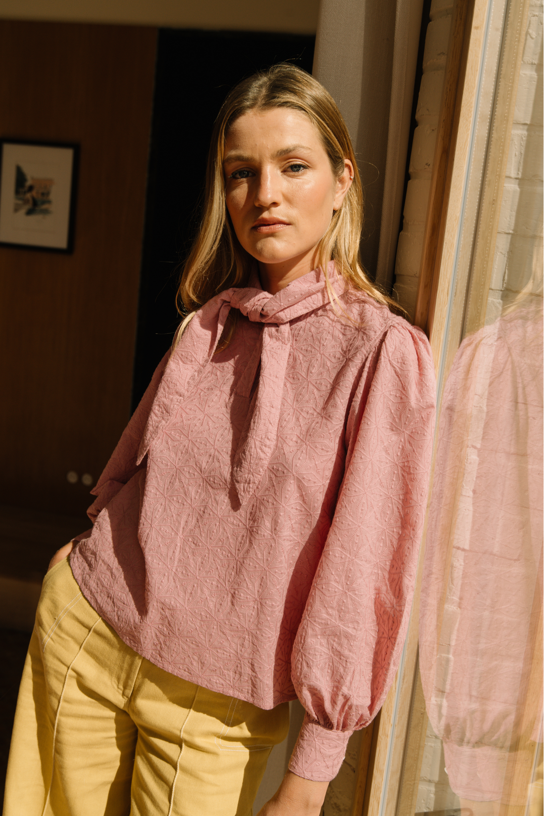 Blouse Solène vieux rose